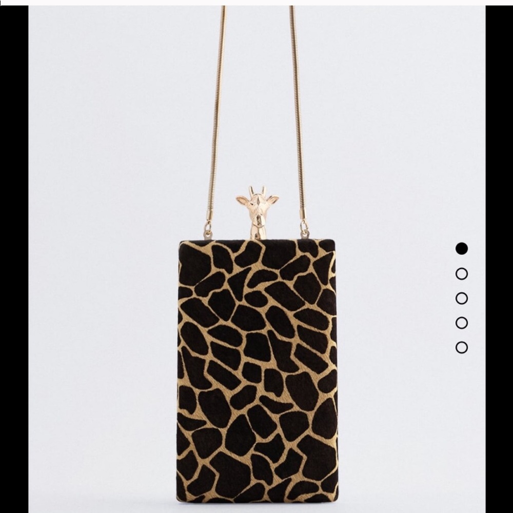 ZARA GIRAFFE METAL HARDWARE BOX BAG